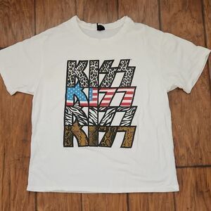 Women's medium KISS short sleeve t-shirt by Day under license Epic Rights